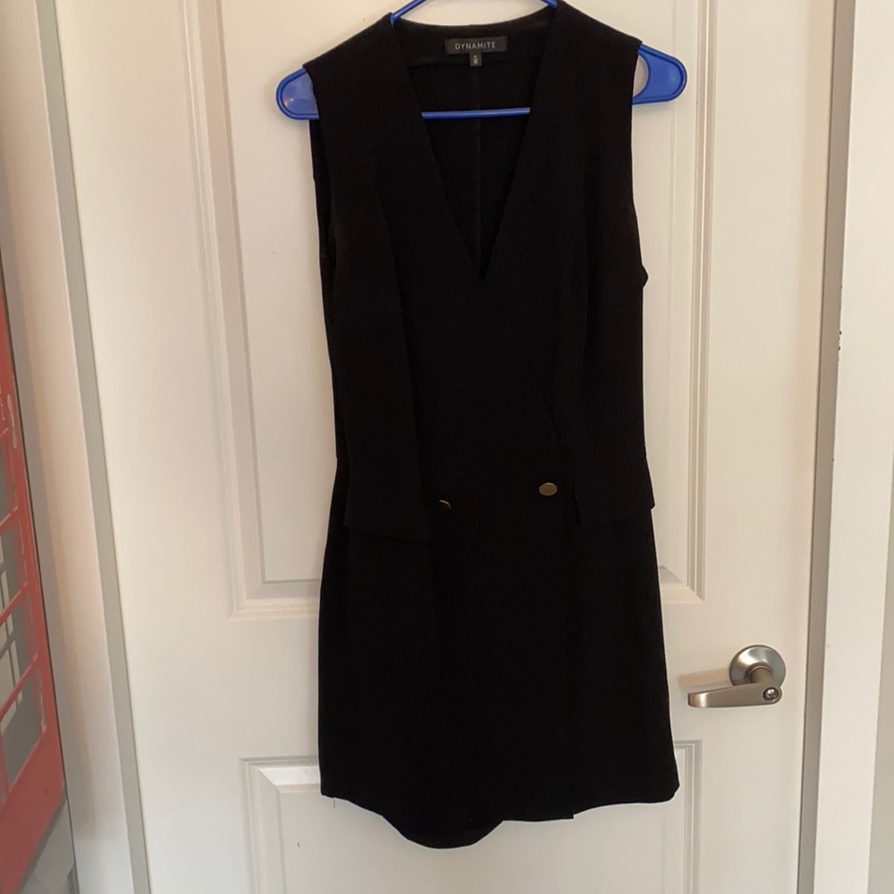 Black Dress with shorts inside